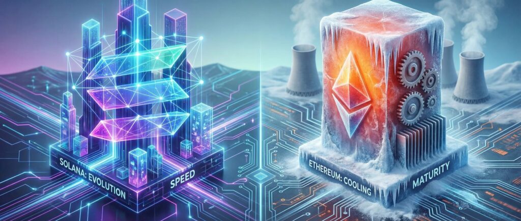 Яковенко против Бутерина: вечная эволюция Solana против «остывания» Ethereum