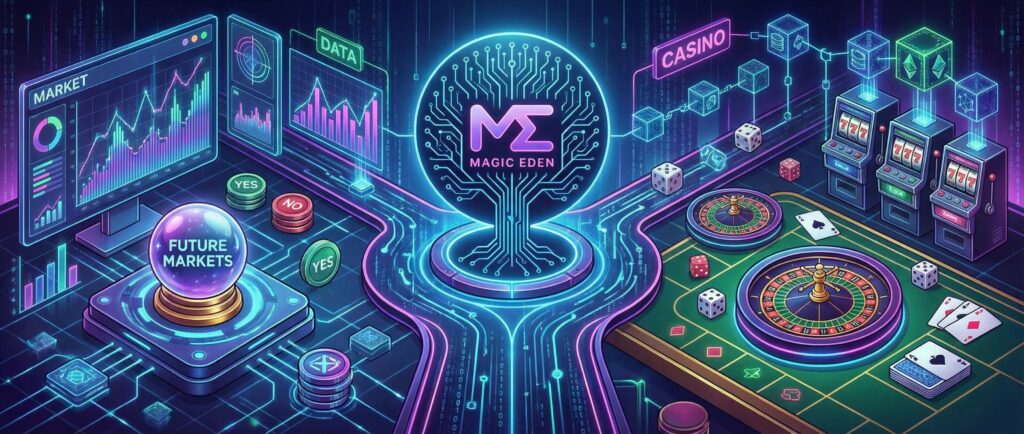 Magic Eden делает ставку на рынки предсказаний и казино