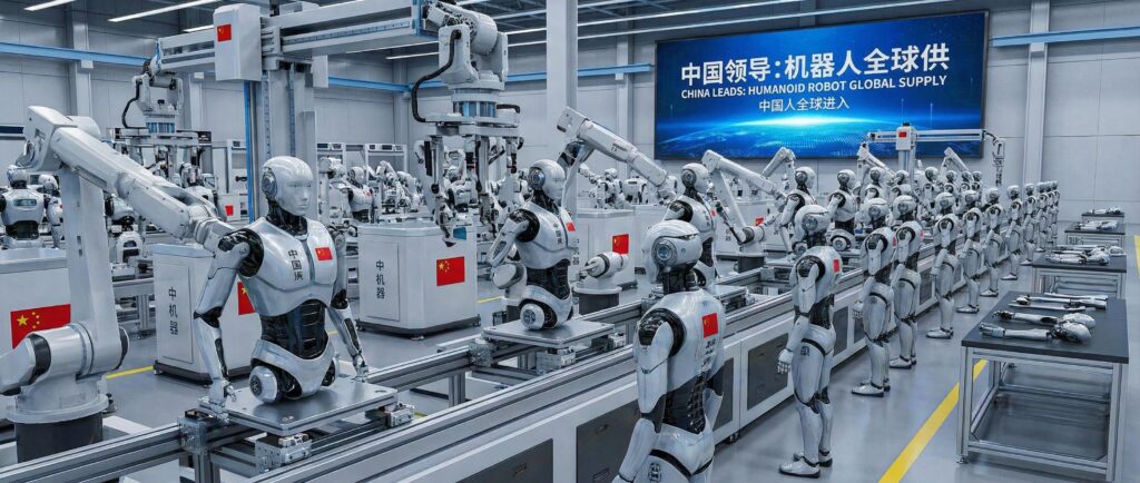 Китай лидирует в поставках гуманоидных роботов