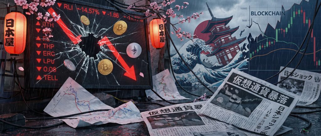 Обвал крипторынка на фоне «японики»