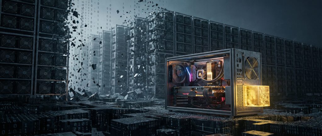 Соло-майнеры добывают блоки на фоне падения хешрейта