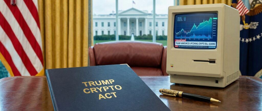Трамп анонсировал скорое подписание криптозакона