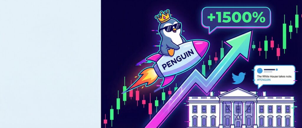 Мем-токен PENGUIN взлетел на 1500% после поста Белого дома