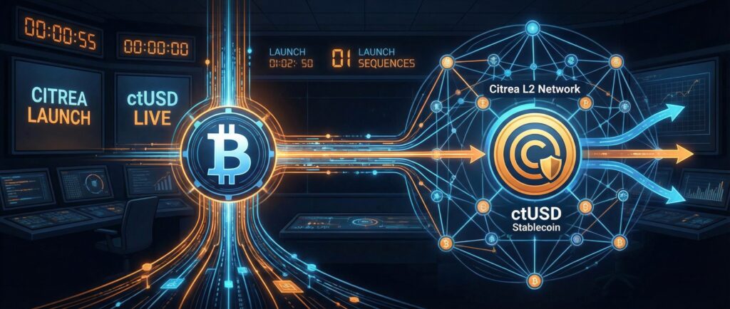 Запуск Bitcoin L2 Citrea и стейблкоина ctUSD
