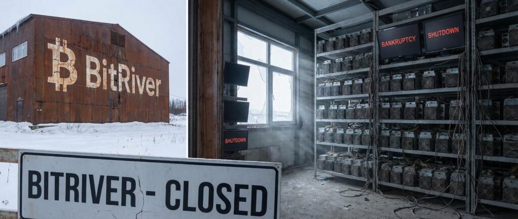 Крупный майнер BitRiver на грани банкротства