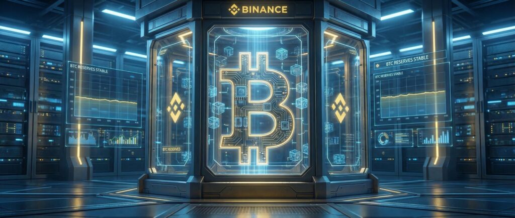 Резервы биткоина на Binance стабильны