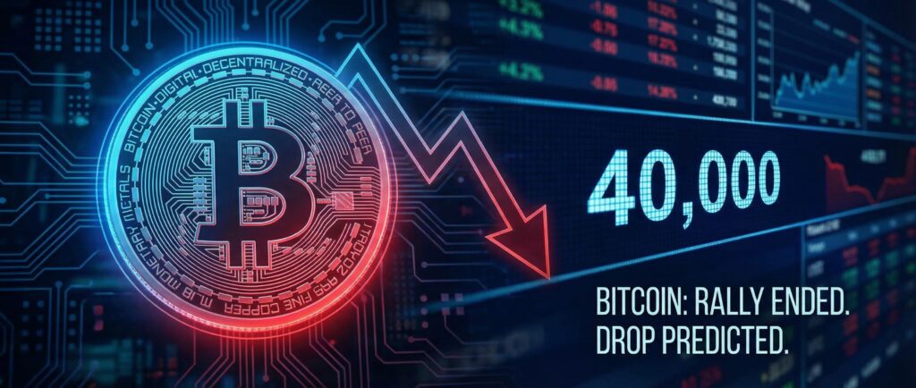 Биткоин: ралли закончилось, аналитики ждут падения до $40 000