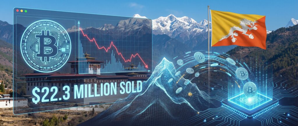 Бутан продал биткоинов на $22,3 млн