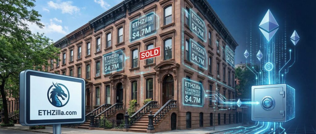 ETHZilla токенизирует ипотеку на $4,7 млн