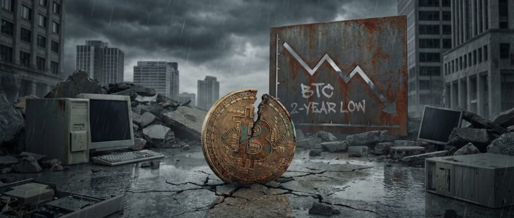 Биткоин рухнул до двухлетнего минимума