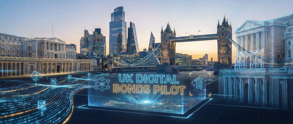 Великобритания запускает пилот по цифровым облигациям