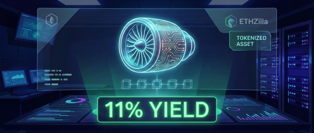 ETHZilla выпустила токенизированные авиадвигатели с доходностью 11%