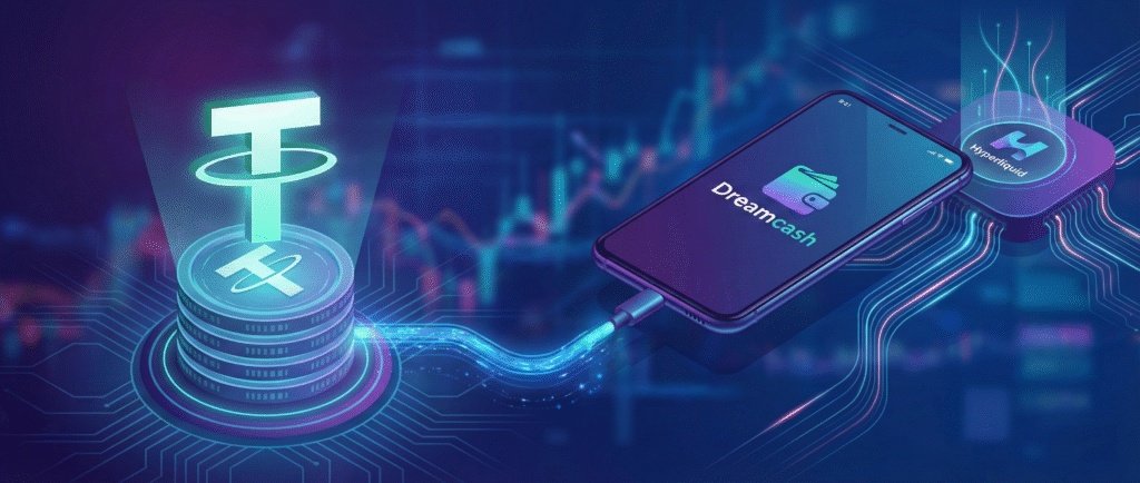 Tether инвестировал в приложение Dreamcash для Hyperliquid