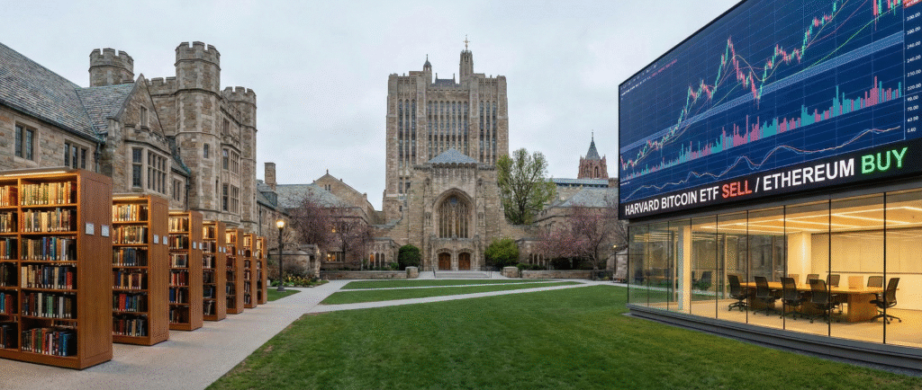 Гарвард продал часть биткоин-ETF и купил Ethereum