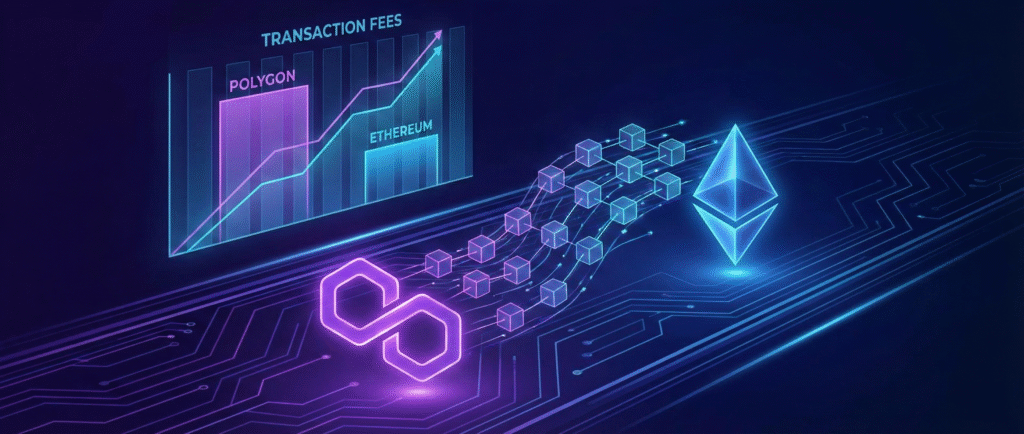 Polygon впервые обогнал Ethereum по комиссиям