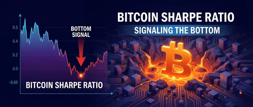 Коэффициент Шарпа биткоина сигнализирует о дне