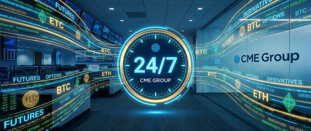 CME запускает круглосуточные торги криптодеривативами