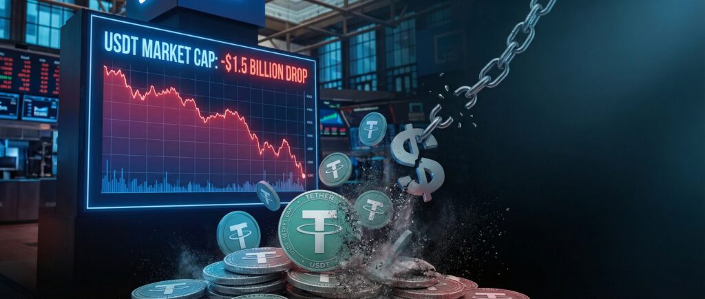 Капитализация USDT упала на $1,5 млрд