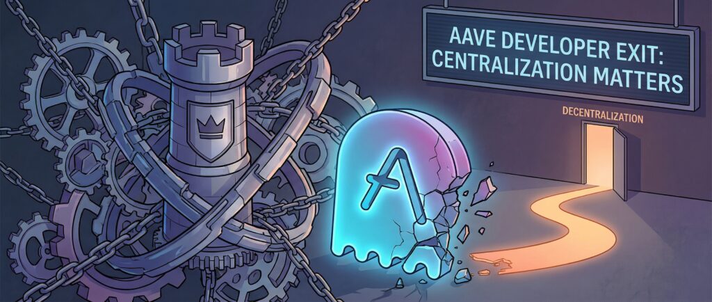 Ключевой разработчик Aave уходит из-за централизации
