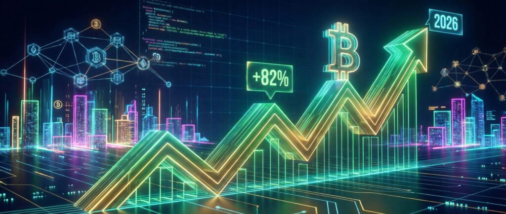 Прогноз: биткоин вырастет на 82% к 2026 году