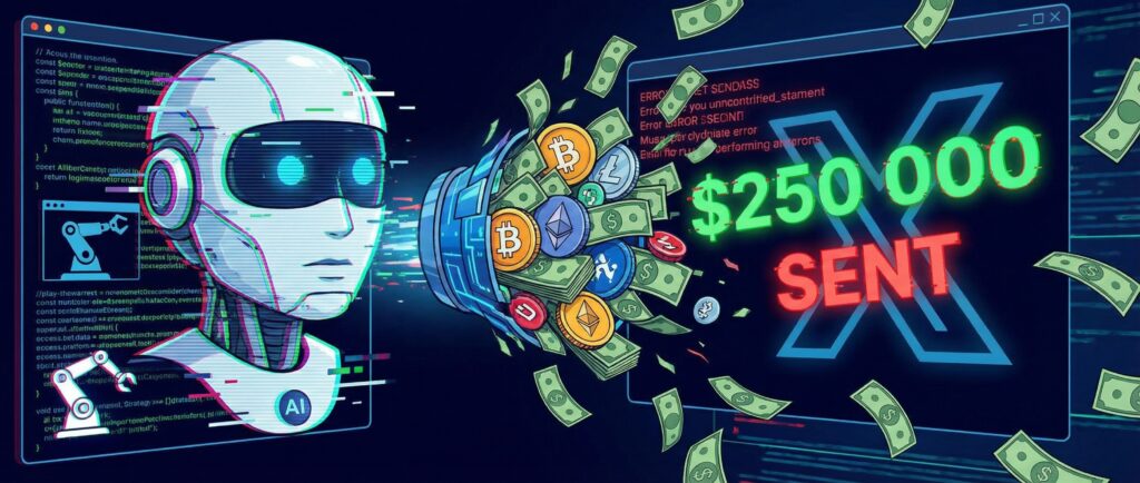 ИИ-бот случайно отправил $250 000 просителю в X