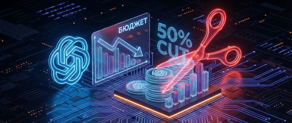 OpenAI урезала планы по расходам вдвое