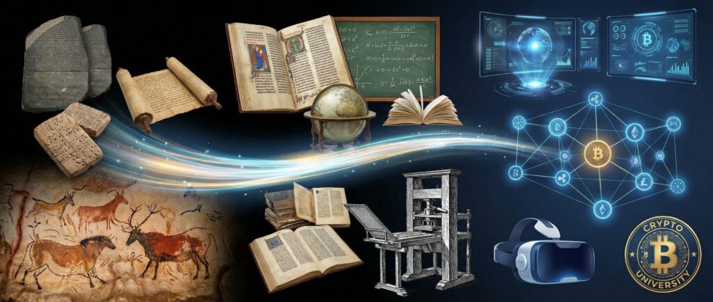 Эволюция образования: от древних ритуалов до крипто-университетов