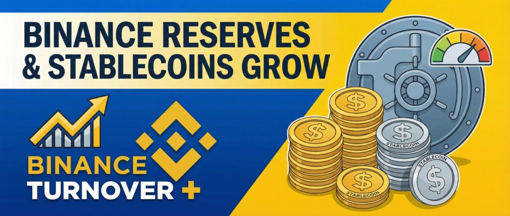 Binance нарастила обороты и резервы стейблкоинов