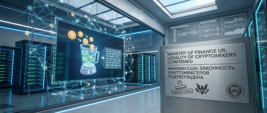 Минфин США признал законность криптомиксеров
