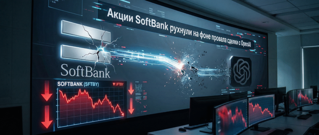 Акции SoftBank рухнули на фоне провала сделки с OpenAI