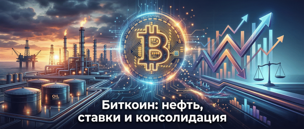 Биткоин: нефть, ставки и консолидация