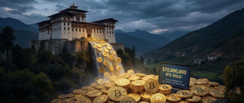 Бутан распродает биткоины на $72 млн