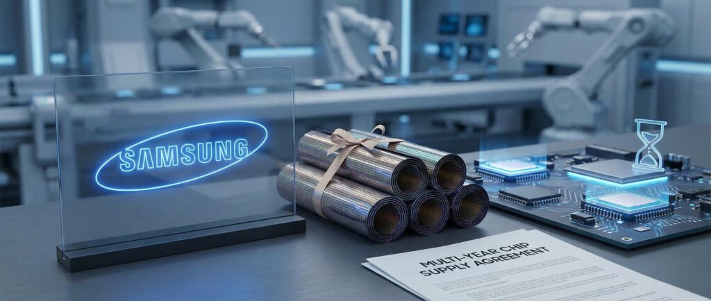 Samsung переходит на многолетние контракты из-за дефицита чипов