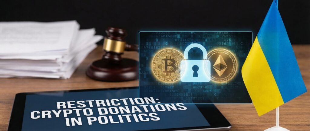 Украина ограничит криптодонаты в политике