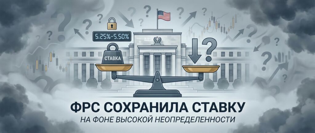 ФРС сохранила ставку на фоне высокой неопределенности