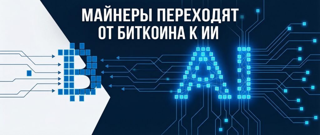 Майнеры переходят от биткоина к ИИ
