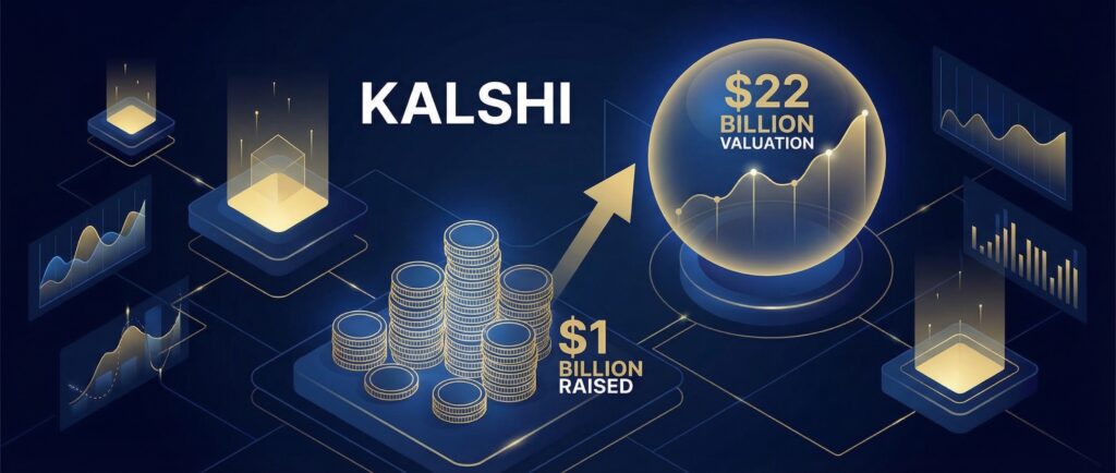 Kalshi привлекла $1 млрд и оценивается в $22 млрд