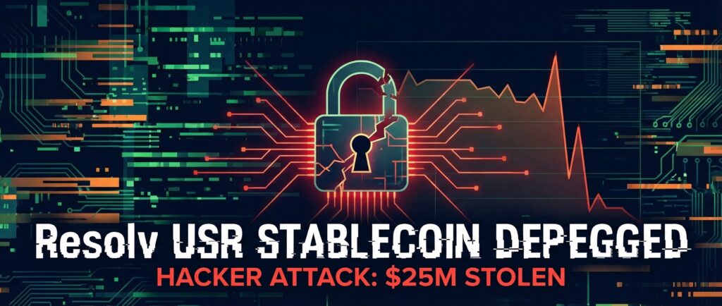 Хакерская атака на Resolv: стейблкоин USR потерял привязку после кражи $25 млн
