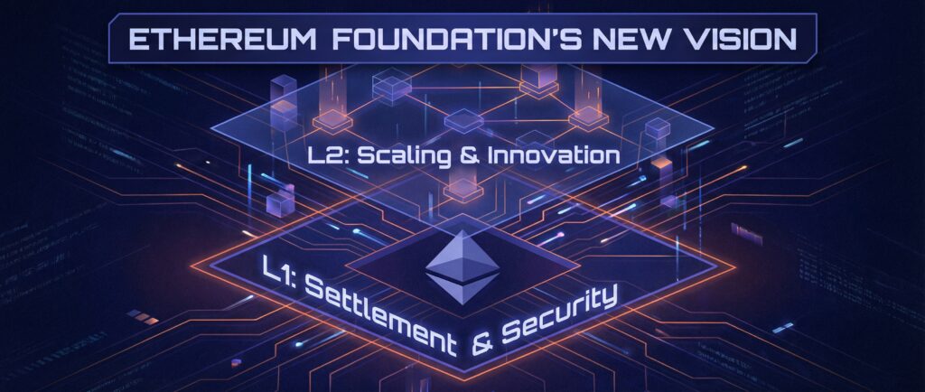 Ethereum Foundation представила новое видение ролей L1 и L2