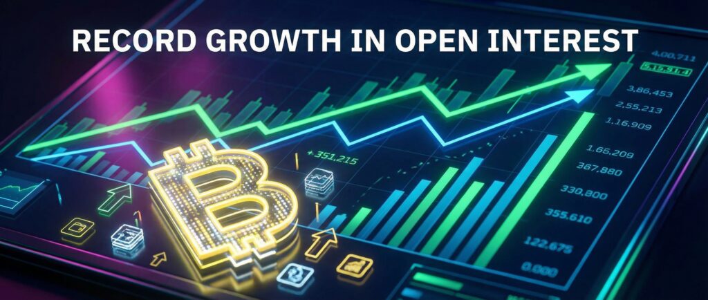 Рекордный рост открытого интереса на Binance на фоне ралли