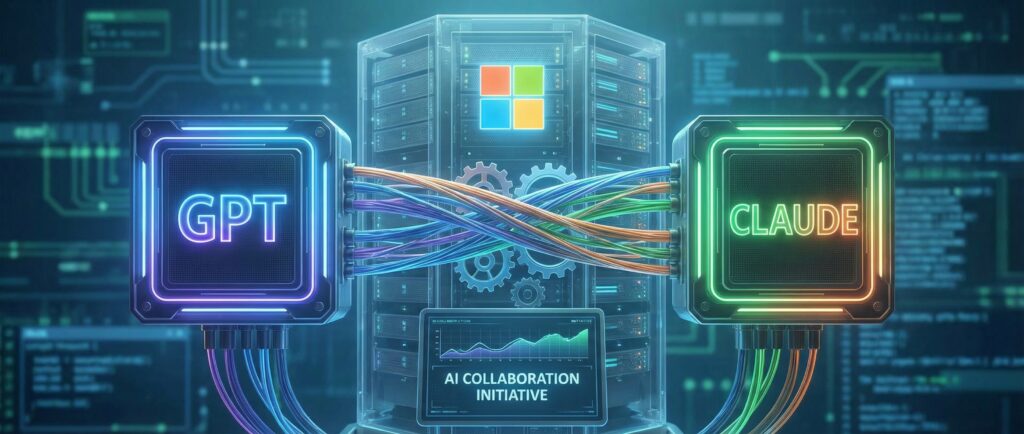 Microsoft заставила GPT и Claude работать в паре