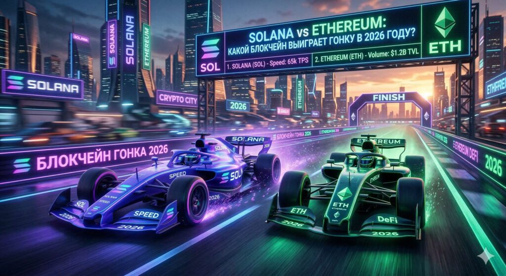 Solana vs Ethereum: какой блокчейн выиграет гонку в 2026 году