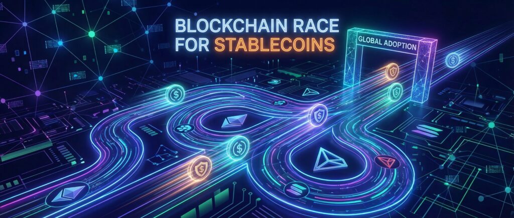 Гонка блокчейнов для стейблкоинов