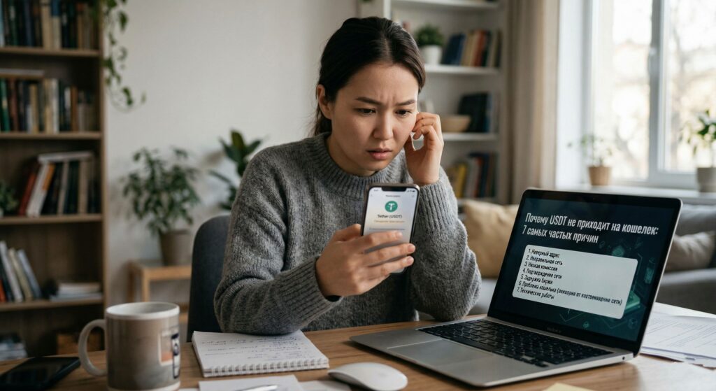 Почему USDT не приходит на кошелек: 7 самых частых причин