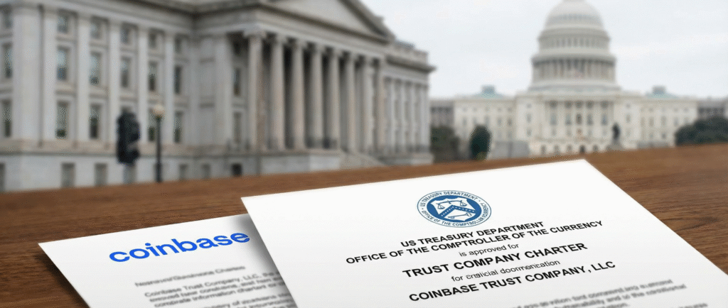 Coinbase получила федеральное одобрение на трастовую компанию