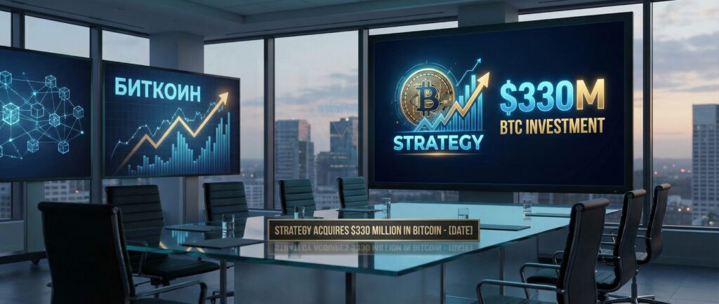 Strategy купила биткоин на $330 млн