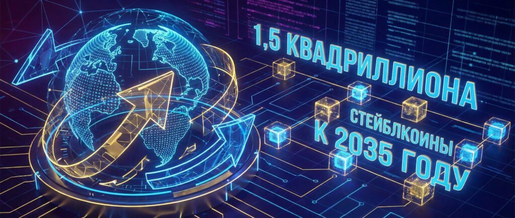 Стейблкоины могут перевести $1,5 квадриллиона к 2035 году