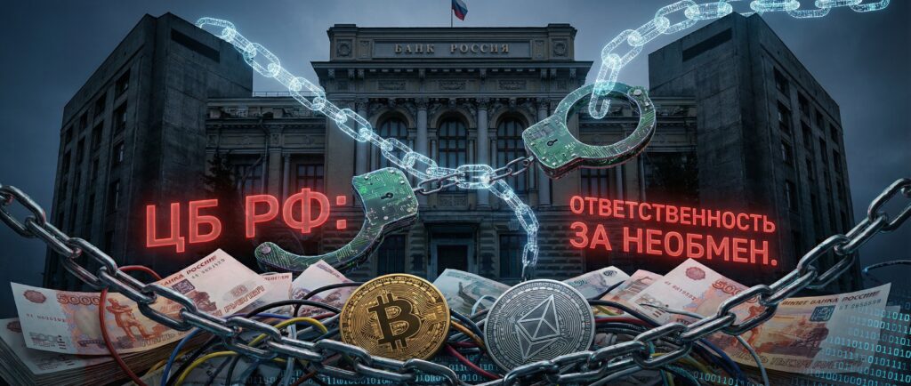 ЦБ грозит уголовкой за нелегальный криптообмен