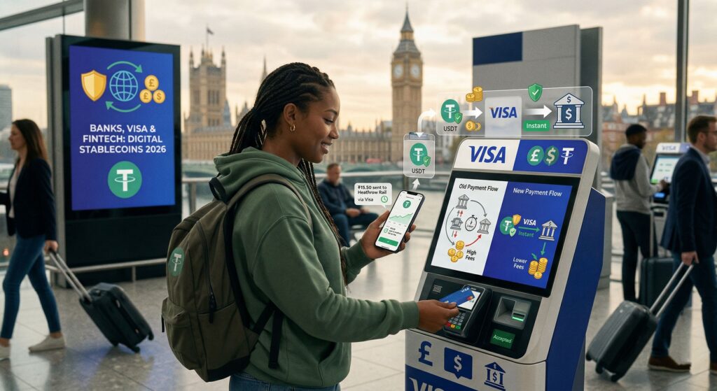 Банки, Visa и stablecoins в 2026 году: что меняется для обычного пользователя USDT