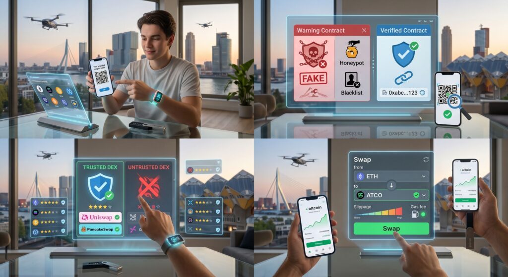 Как купить первый альткоин на DEX в 2026 году и не попасть на honeypot